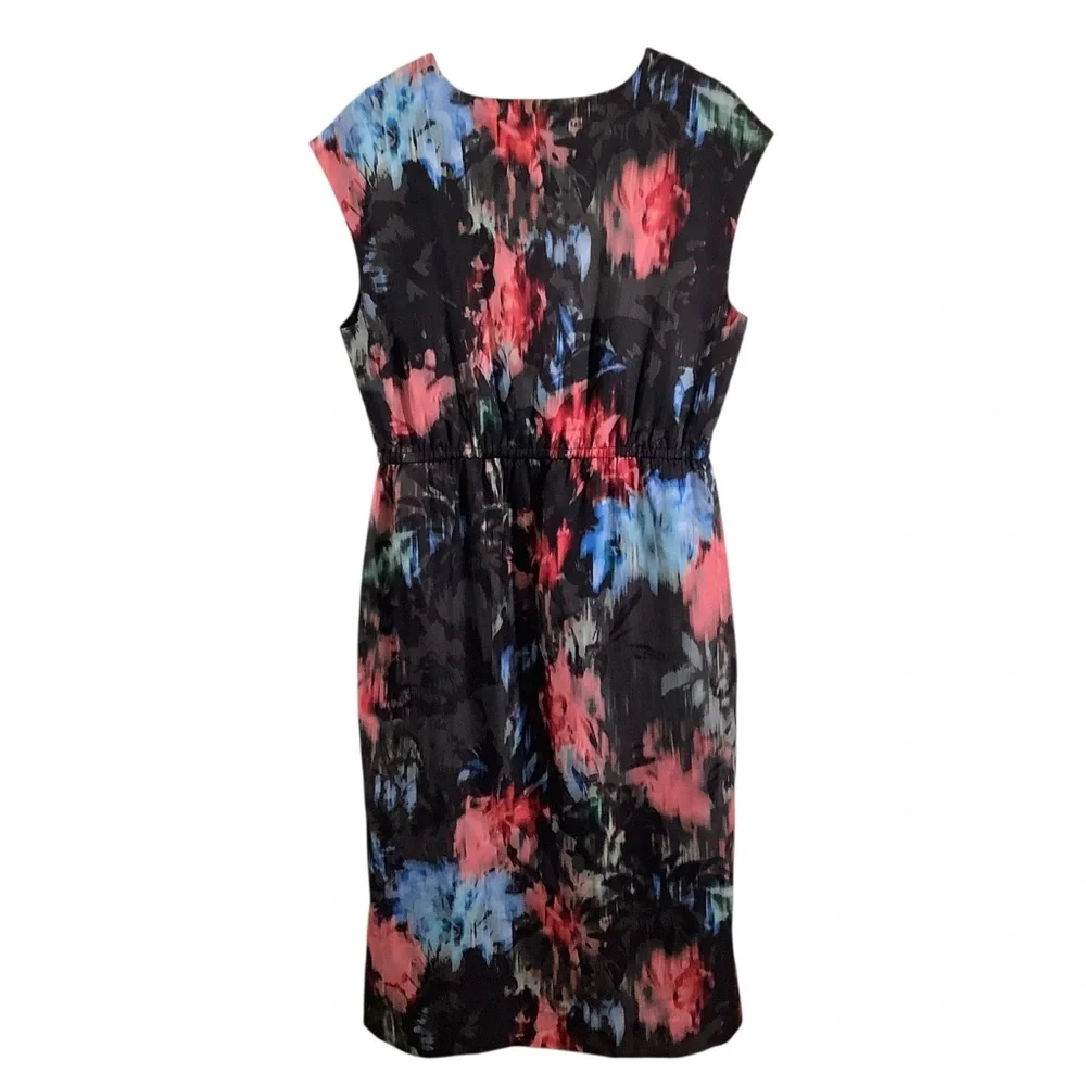 J. Crew Vibrant Multicolor Midi Dress